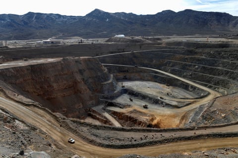 A huge open-pit critical minerals mine in the US