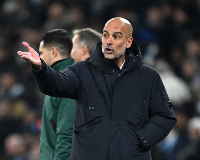Pep Guardiola accuses his Manchester City side of playing with fear in Leverkusen loss