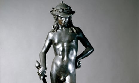 ‘The first live-sized male nude since antiquity’: David, bronze sculpture by Donatello, 1440.