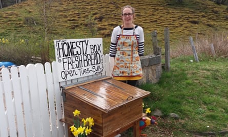 Chef Shona Jamieson runs an artisan bakery, and sells  butteries at her honesty box.