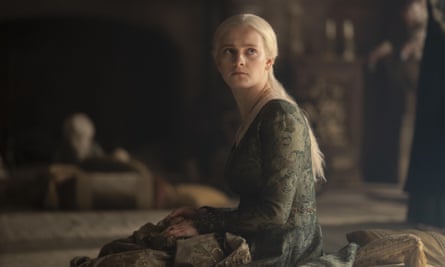 Phia Saban as Helaena in House of the Dragon.