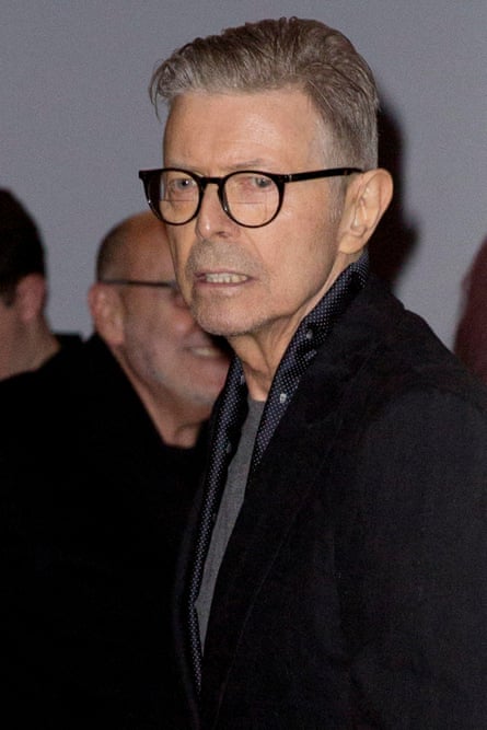 ‘Since he’s passed, there’s probably been a more potent sense of his presence’ …Bowie at the premiere of Lazarus, 8 Dec 2015.
