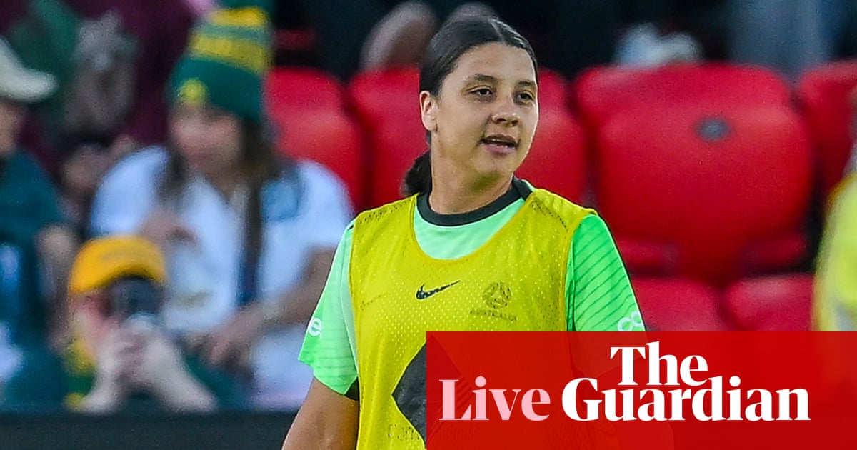 Australia v New Zealand: international women’s football friendly – live