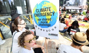 Anti-Adani coalmine protestors warn of ‘climate emergency’ in Brisbane. If Labor wins the next federal election, it has not ruled out using ‘Kyoto credits’ – one of dozens of technical elements being negotiated at the UN climate talks in Poland this week.