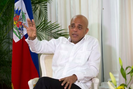 Haiti’s President Michel Martelly has kept some questionable company.