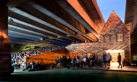 Folly for a Flyover, by Assemble, which in 2011 transformed a motorway undercroft in Hackney, east London into a new public space.