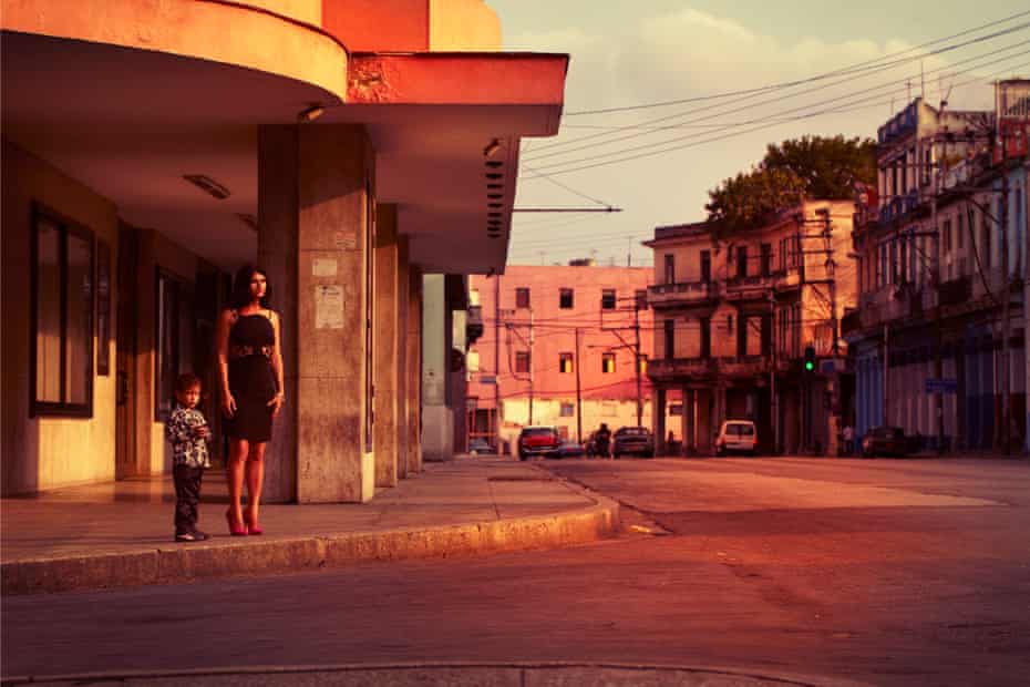Havana at dusk by Alice Hawkins.