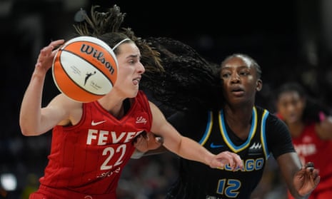 Caitlin Clark's career-high 31 points lift Indiana over Angel Reese and Chicago | WNBA | The Guardian