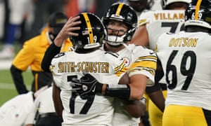 JuJu Smith-Schuster and Ben Roethlisberger teamed up in the Steelers’ victory over the Giants