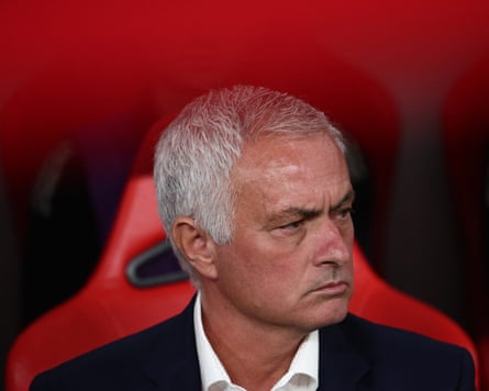 José Mourinho before the Primeira Liga match between Benfica and Rio Ave