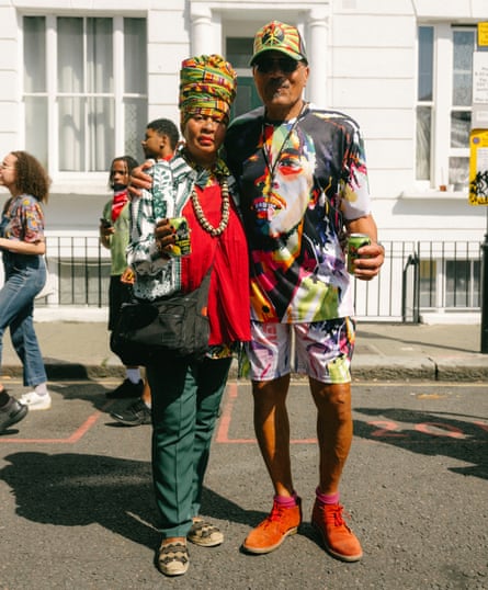Marlene and Cecil posing together for a photo on Goldborne Road