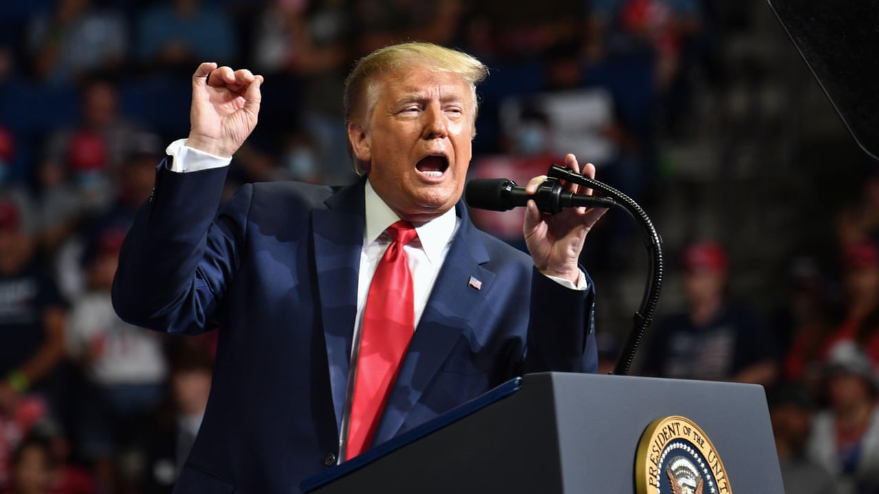 Trump Calls Coronavirus Kung Flu And Says He Slowed Testing Video Us News The Guardian