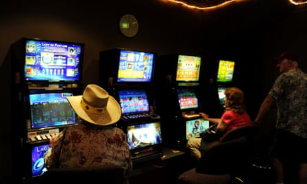 Punters play the poker machines in Tamworth, NSW.