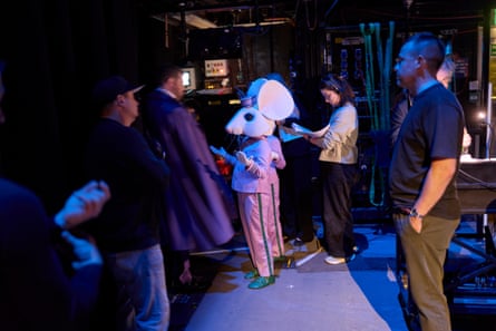 Behind the scenes during a rehearsal of Rossini’s Cinderella (La Cenerentola). A new production by English National Opera at the Coliseum, London