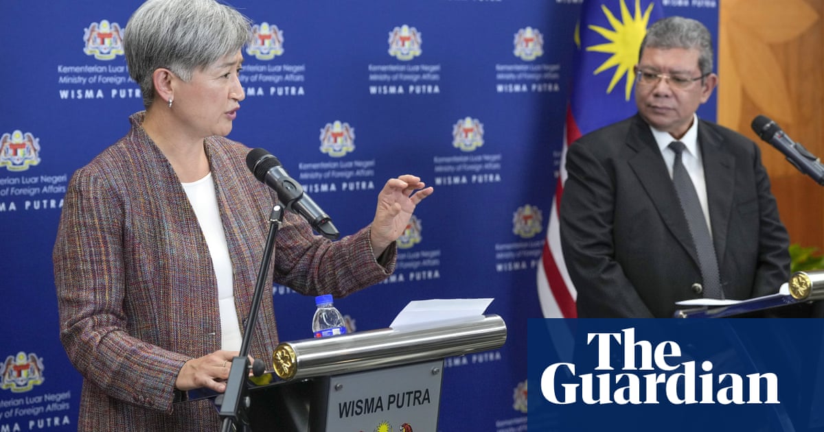 Malaysian foreign minister says concerns remain about Aukus pact after meeting with Penny Wong