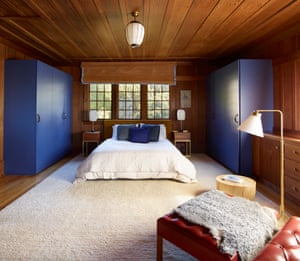 Getting cosy: the master bedroom, with furniture by Commune and Henribuilt, and a rug by Christopher Farr.