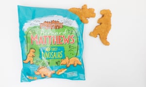 Bernard Matthews turkey dinosaurs.