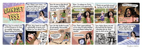 Stephen Collins on grindset culture, panel 1