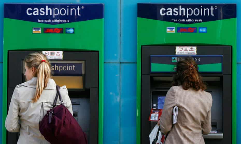 An ATM in west London