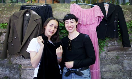 Olivia Solomon, 13, buys a dress from Jessica Taylor