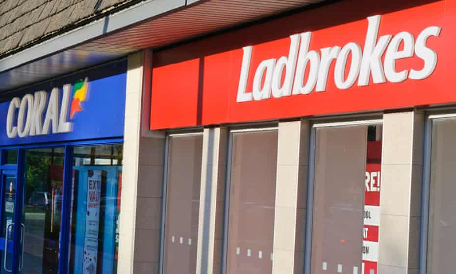 Coral and Ladbrokes betting shops beside each other