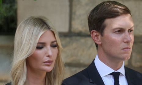 Ivanka Trump and Jared Kushner at her mother Ivana Trump’s funeral on 20 July