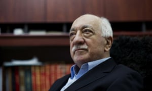 Fethullah Gülen in a 2014 photograph taken at his residence in Saylorsburg, Pennsylvania.