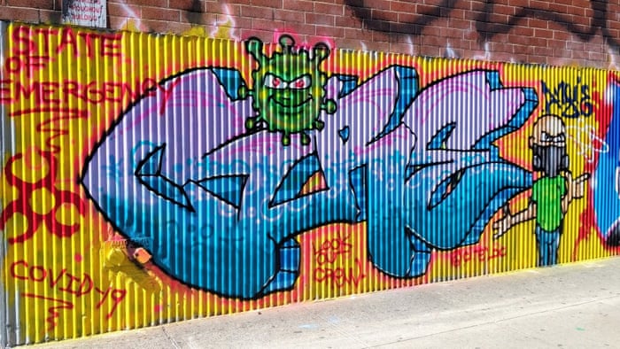 It Feels Like Wartime How Street Artists Are Responding To Coronavirus Street Art The Guardian