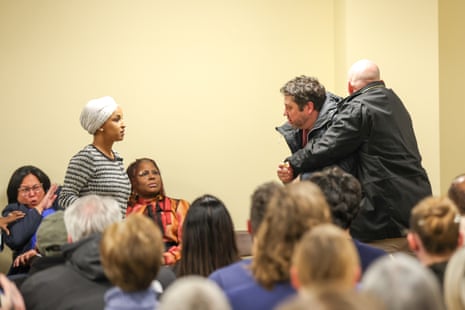 a man and a woman face to face