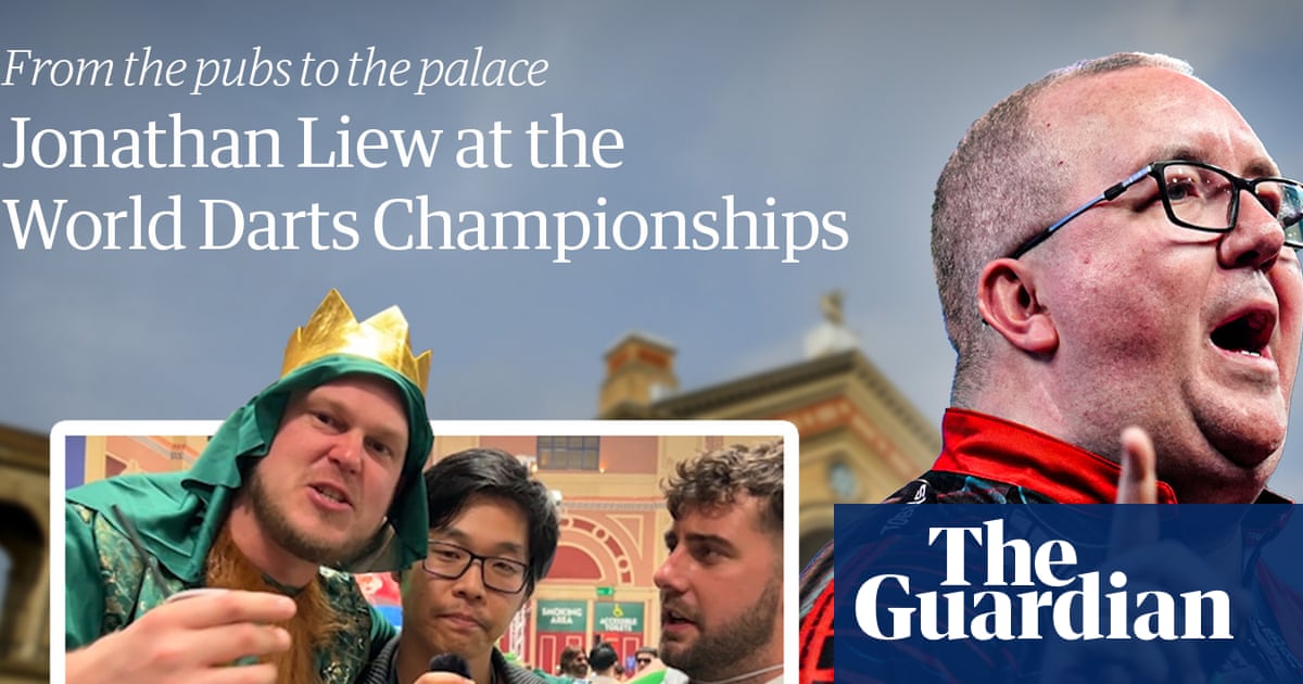 ‘From pubs to the Palace’: Jonathan Liew at the World Darts Championships