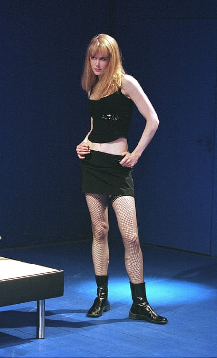 Nicole Kidman in <em>The Blue Room</em>, Hare’s adaptation of Arthur Schnitzler’s <em>Reigen</em>, 1998.