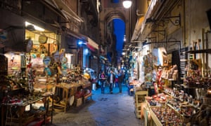 Via San Gregorio Armeno, home to the Neapolitan presepi.