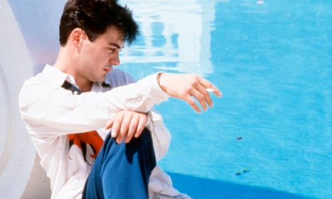 Going nowhere … Robert Downey Jr as Julian in Marek Kanievska’s 1987 film of Less Than Zero.