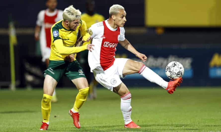 George Cox keeps a close eye on Ajax’s Antony this season.