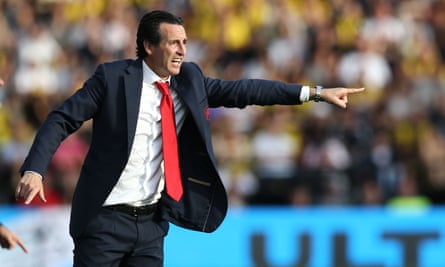 Arsenal’s manager Unai Emery would not blame individual players and said: ‘I don’t want to say it is for one player or another. Our work is our responsibility.’