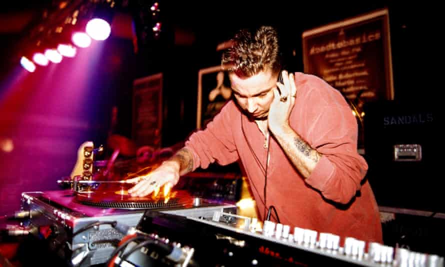 DJing in London, 1994.