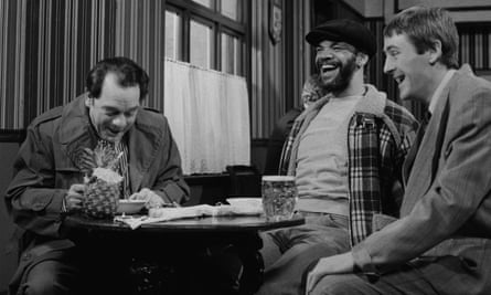 Bend it like Peckham … (l-r) David Jason, Paul Barber and Nicholas Lyndhurst in Only Fools and Horses.