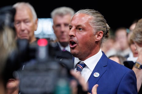 Farage calls Reform conference protest backlash ‘utter nonsense’ amid police appeal – UK politics live