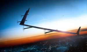 Facebook’s solar-powered 4D drone, Aquila.