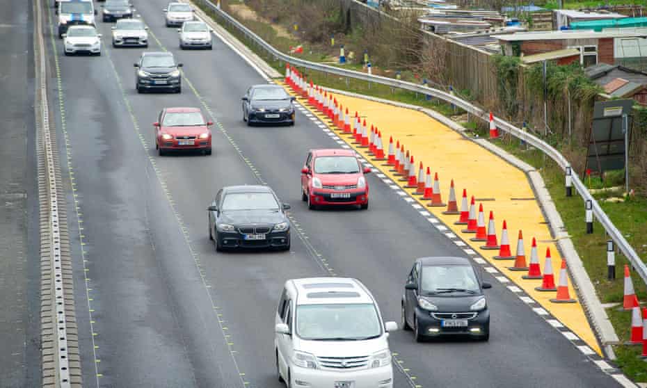 Intermittitent refuge areas have replaced the hard shoulder on the M4. the move has proved unpopular with motorists.