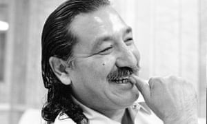 Leonard Peltier, pictured at Leavenworth federal prison in 1992, is serving two consecutive life sentences for the murders of two FBI agents in 1975.