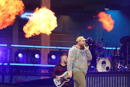 Luke Combs at Murrayfield stadium, Edinburgh.