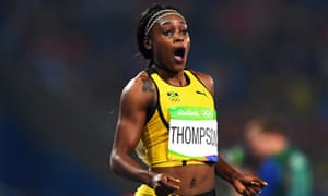 Sprinter Elaine Thompson