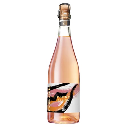 Bottle of Real Peony Blush Non-Alcoholic Sparkling Tea.