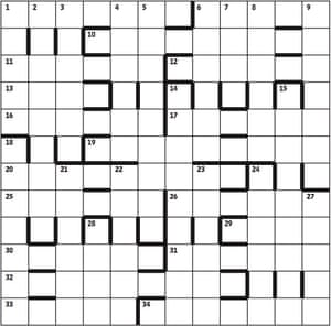 Observer quick crossword