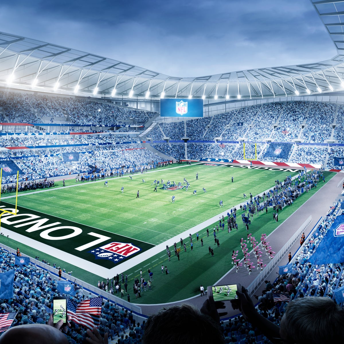 London Franchise Moves Closer As Nfl Confirms First Game At Spurs Stadium |  Nfl | The Guardian