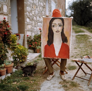 Portrait of Florette Lartigue painted by Dany Lartigue in 1945, Opio (1965)