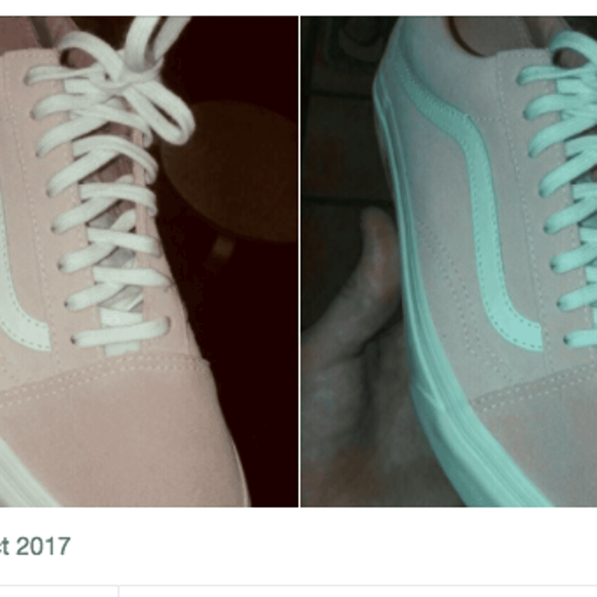 Кроссовки бело розовые или серо бирюзовые. Оптическая иллюзия цвет кроссовок. Кроссовок разного цвета. Тест с кроссовком на цвет. Кроссовки белые или розовые.