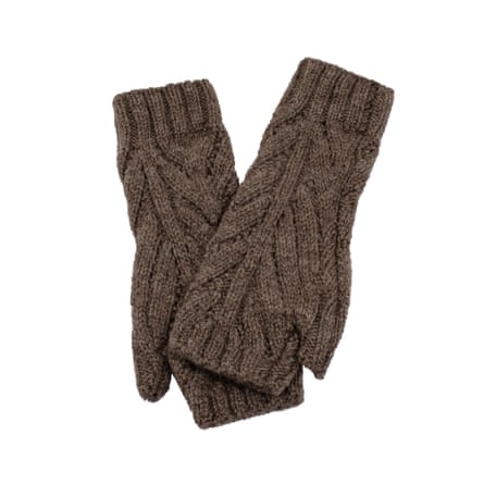 Herd Wrist Warmers in Loam