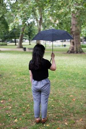 A pro-democracy activist in London.